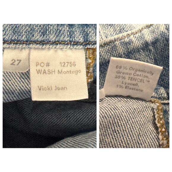 REFORMATION Vicki High Waist Straight Leg Jeans Size 27 - Picture 9 of 10